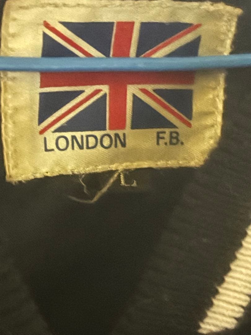 LONDON F.B. 黒 スカジャン ドラゴン刺繍