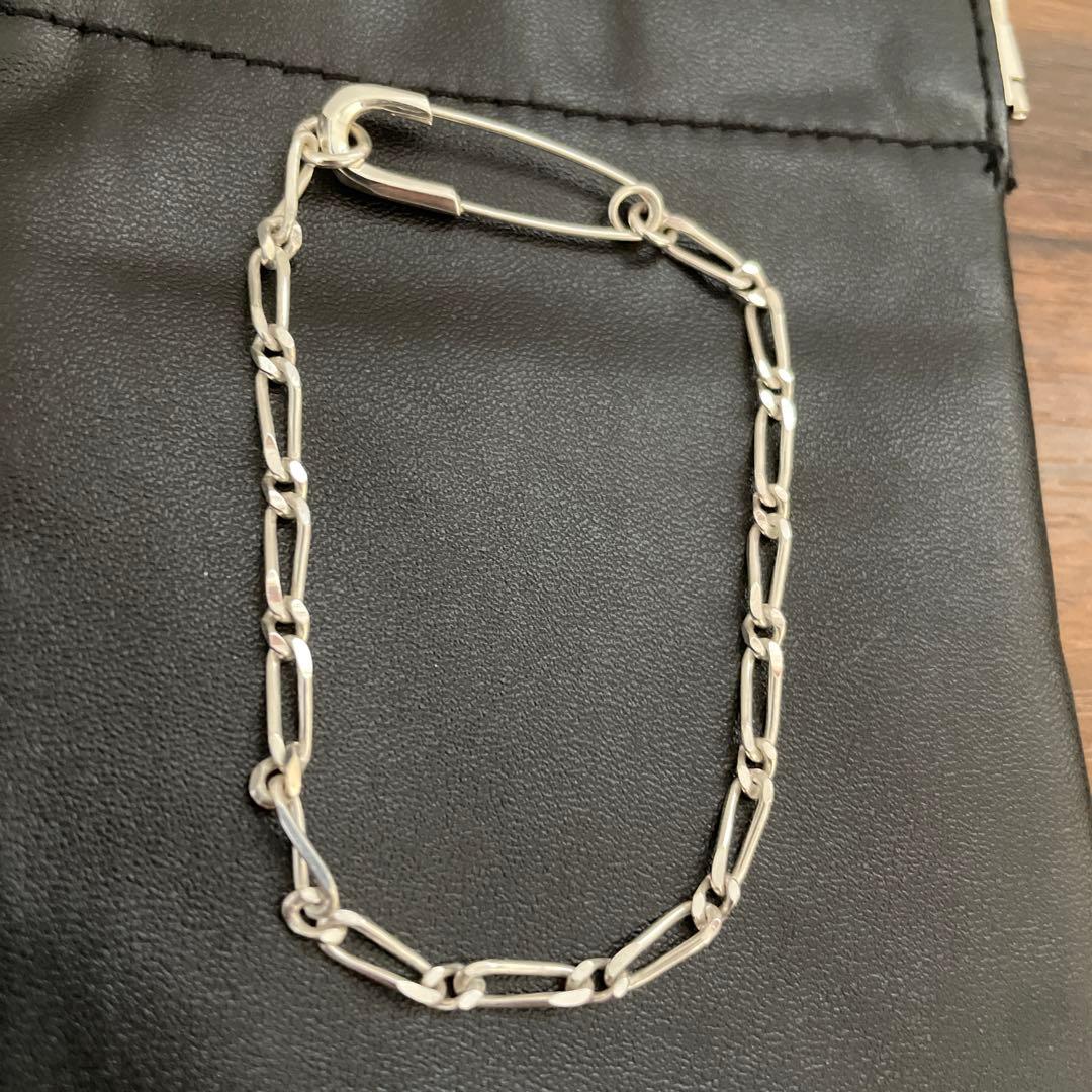 GARNI ガルニシルバー チェーンブレスレット セーフティピン