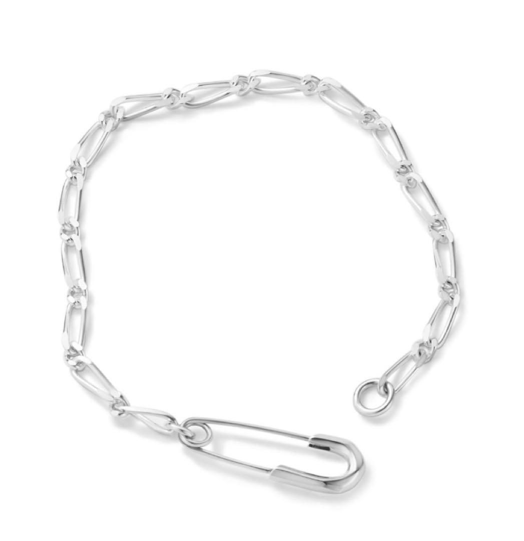 GARNI ガルニシルバー チェーンブレスレット セーフティピン