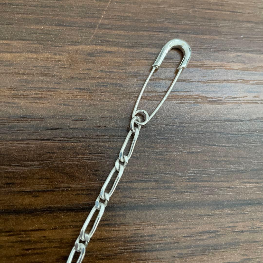 GARNI ガルニシルバー チェーンブレスレット セーフティピン