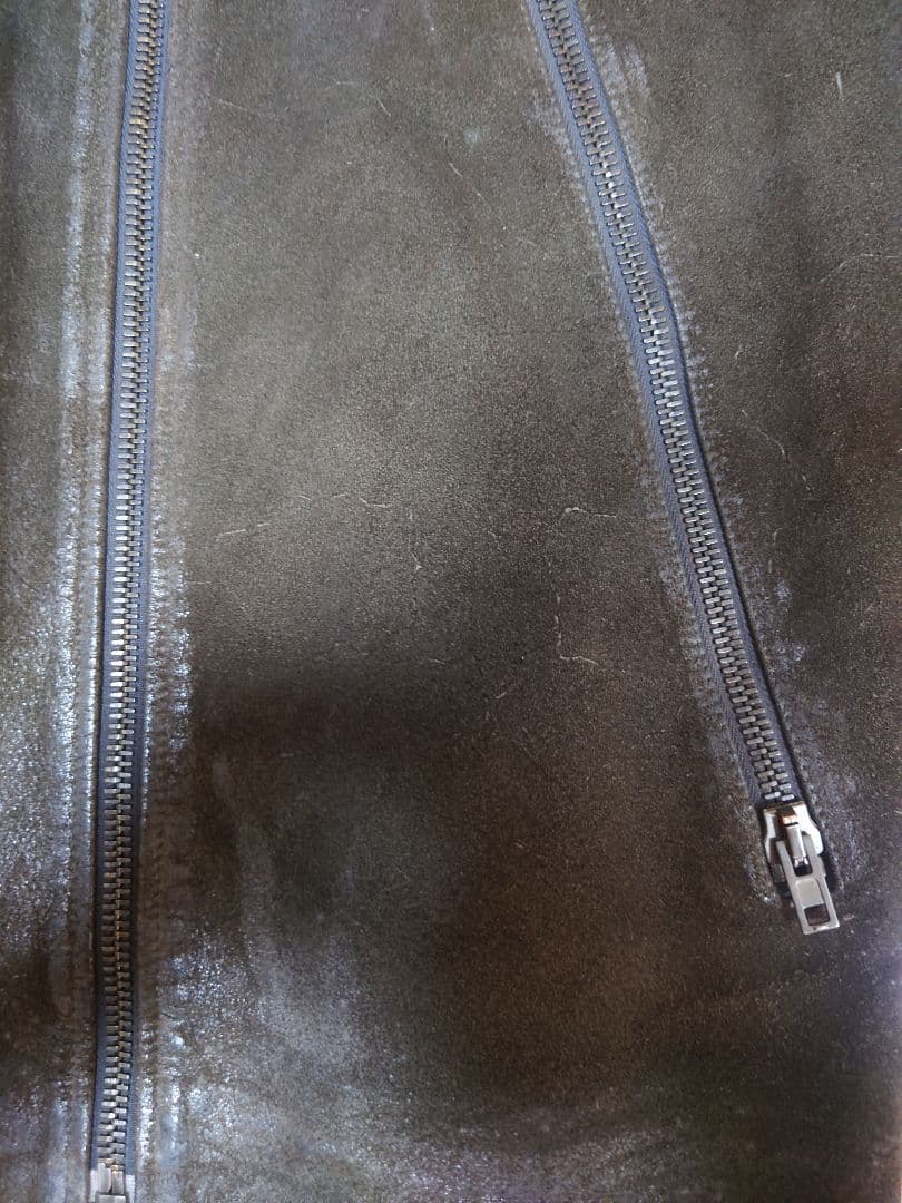 マルジェラ ハの字ライダース サイズ48 スウェード