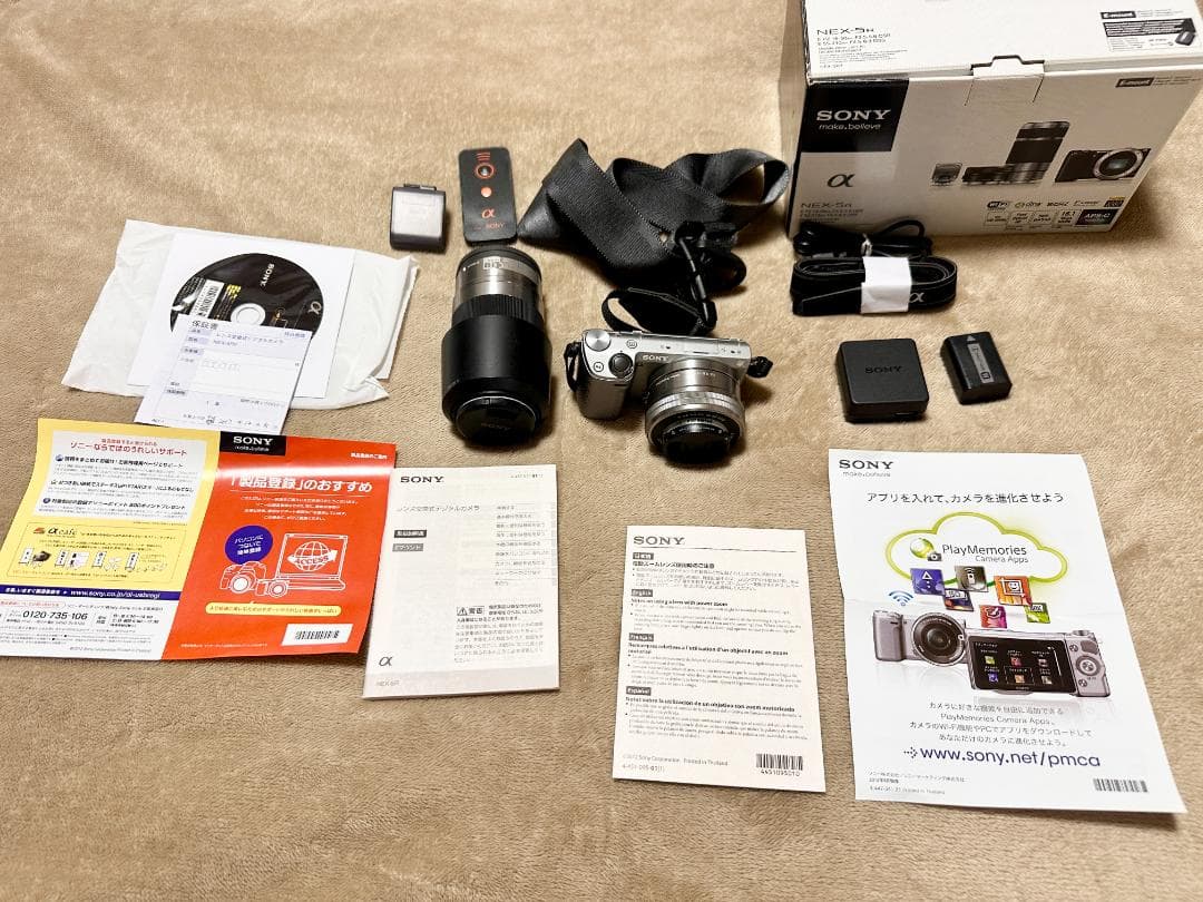 【即戦力】SONY NEX-5R ダブルズーム★SD&ニンジャストラップ付
