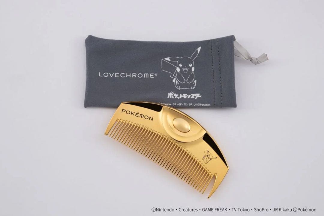 ラブクロム コーム ポケモンモデル K24GPツキ ゴールド ピカチュウ