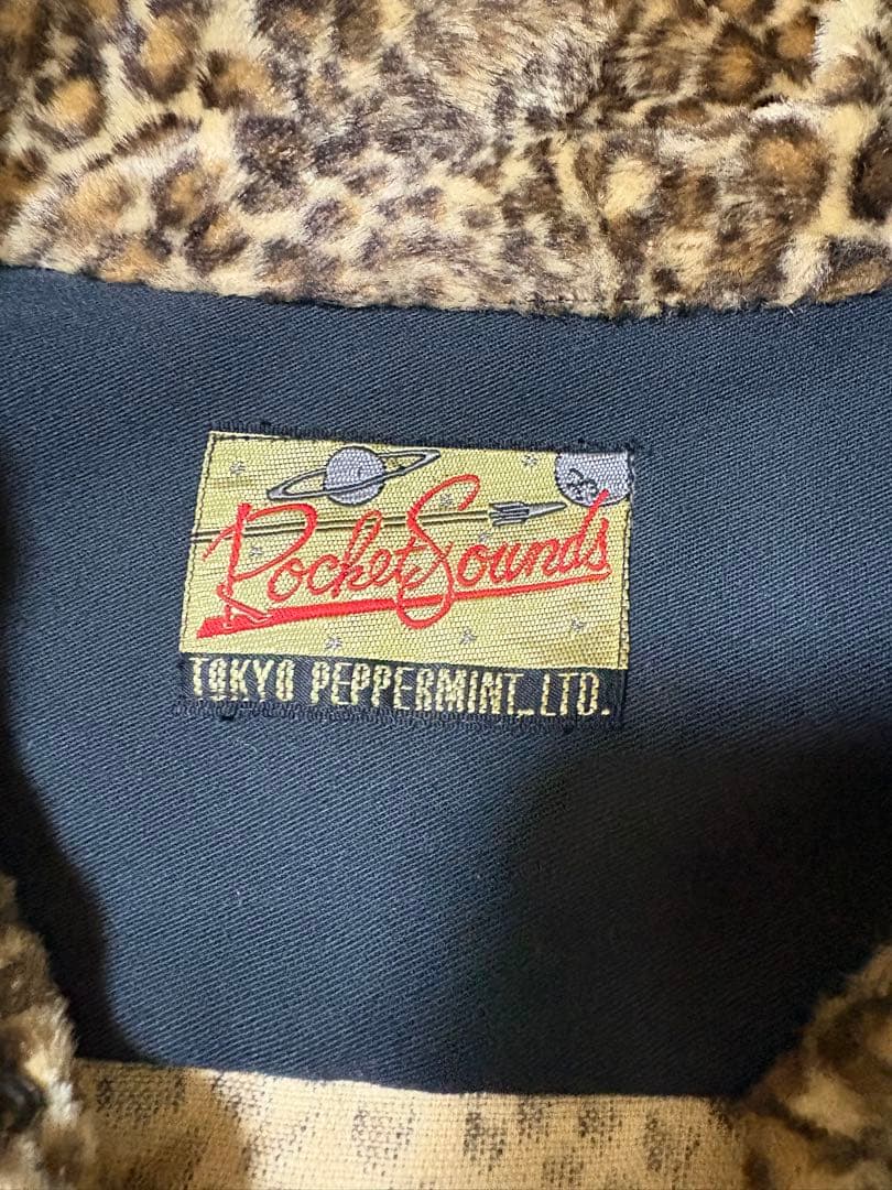 Rockers Sounds ヒョウ柄長袖シャツ