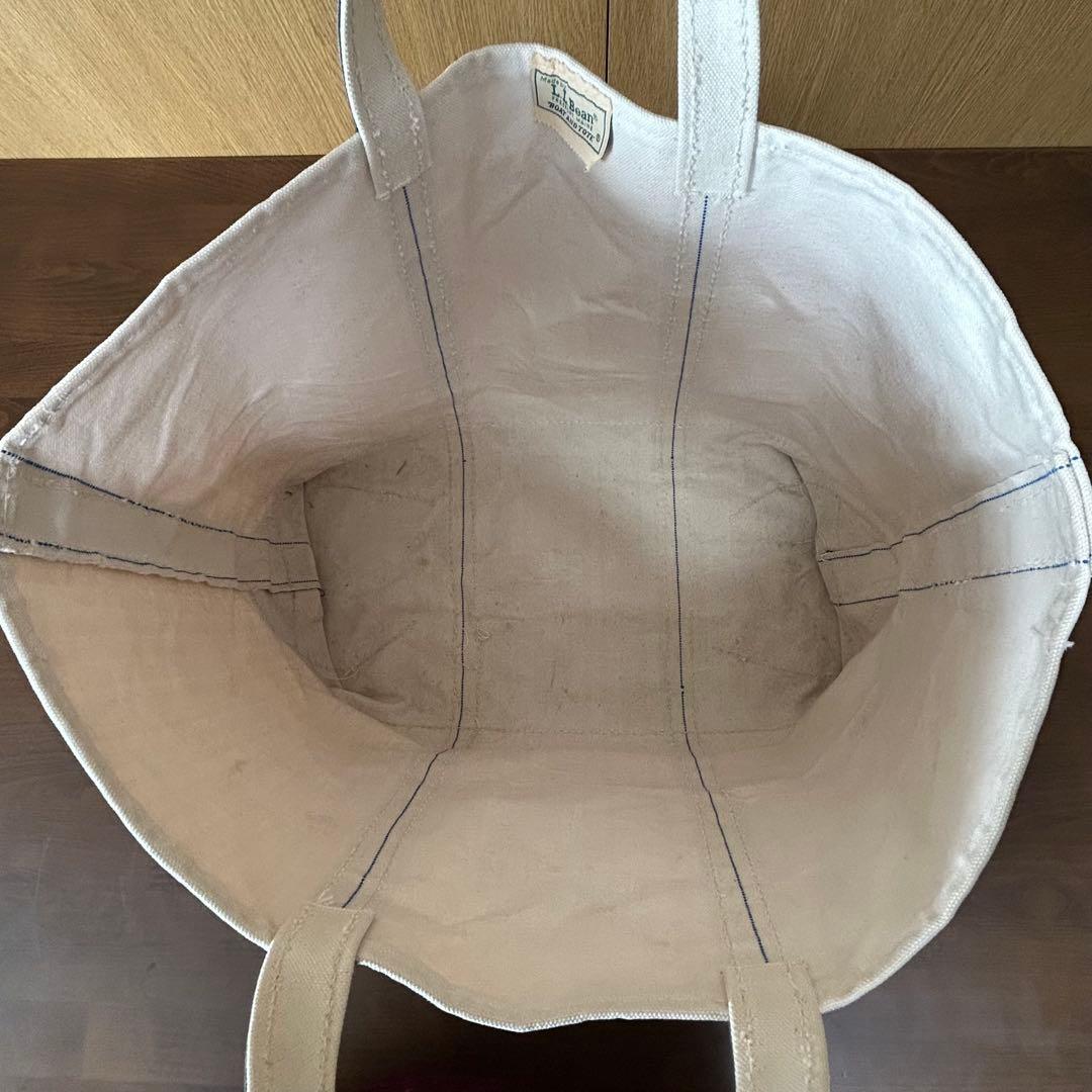 L Lビーントートバッグ　ネイビー　ラージ　80's