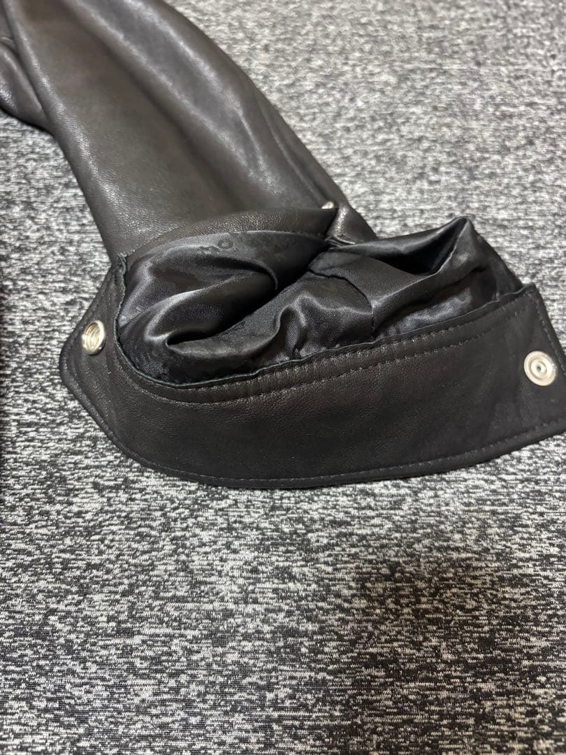 ※ウメ吉【美品】Schott No.3111028 ゴートレザー ブラック