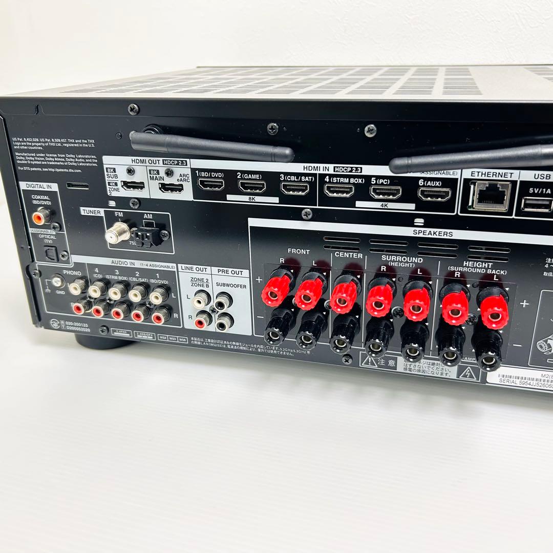 使用少 美品 ONKYO AVレシーバー TX-NR6100 ブラック アンプ