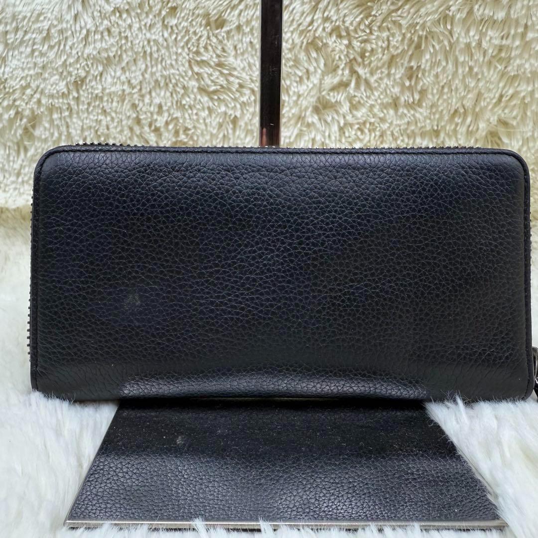 ✨美品✨クリスチャンルブタン 長財布 ブラック デカロゴ ラバーソール レザー