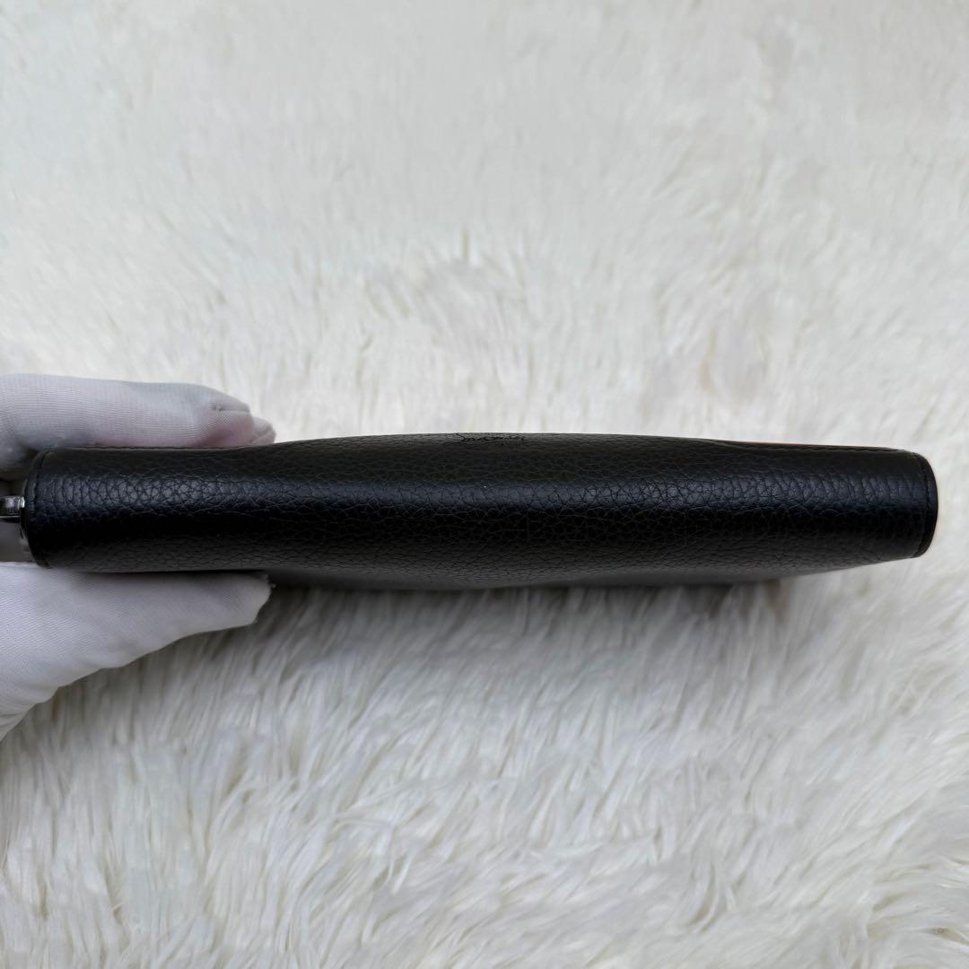 ✨美品✨クリスチャンルブタン 長財布 ブラック デカロゴ ラバーソール レザー