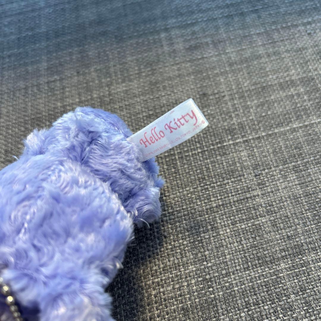 ハローキティ ラッキーストーンぬいぐるみマスコット 紫