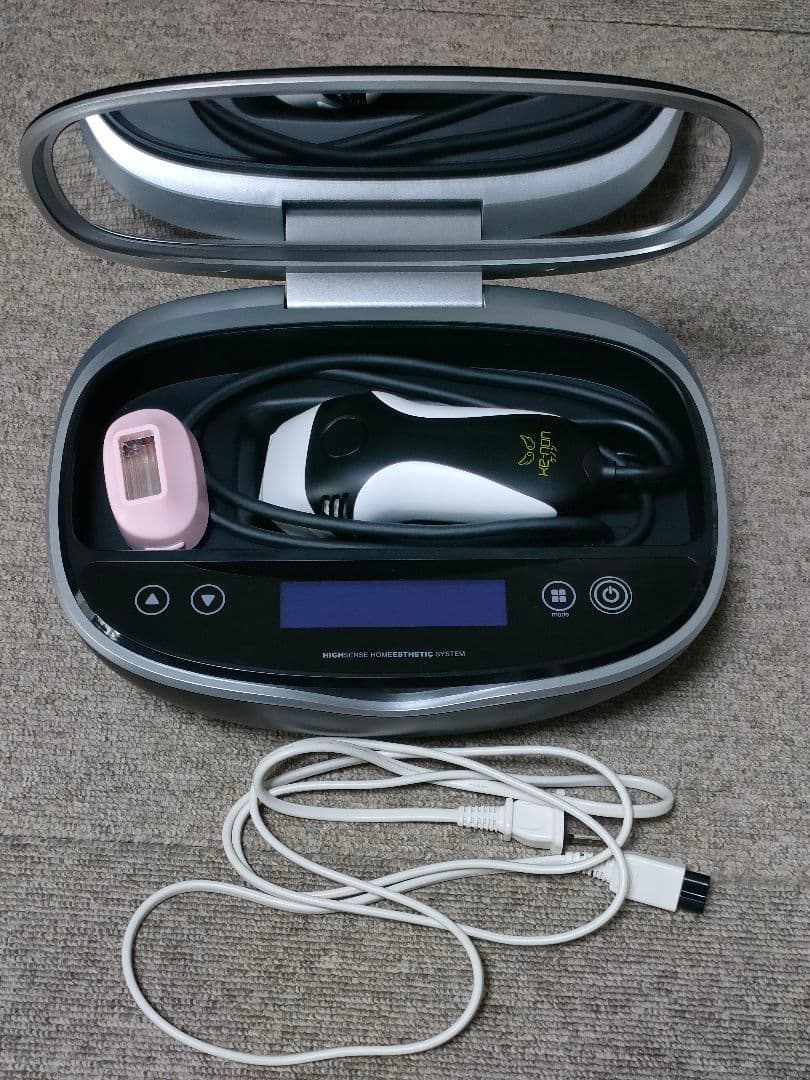 ケノン 脱毛器 Ver8.0 ブラック　スキンカートリッジ付