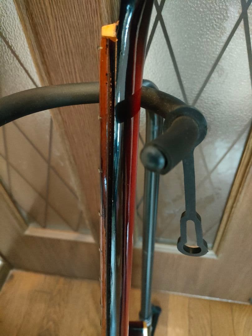 【ジャンク品】Teisco BA-2 セミアコースティックエレキベース レッド