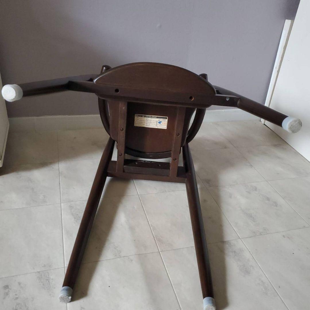 CRES 木製 ハイチェア ベビー キッズ 北欧 クレス 家具 ダークブラウン