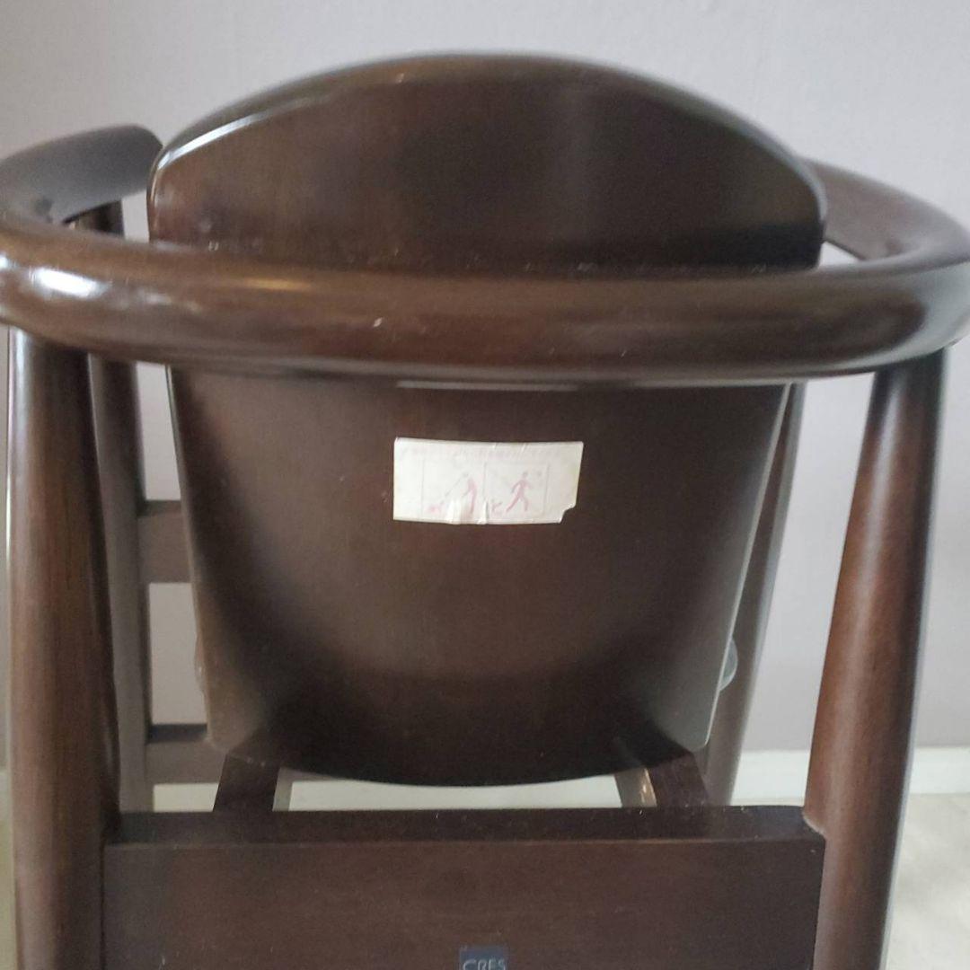 CRES 木製 ハイチェア ベビー キッズ 北欧 クレス 家具 ダークブラウン