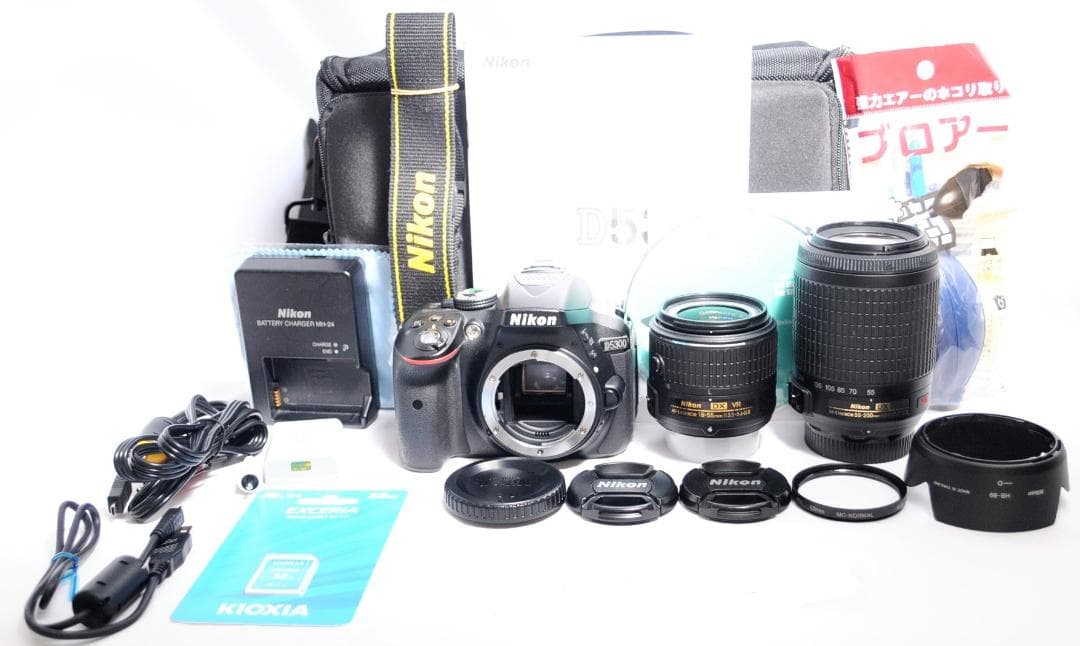 Nikon D5300✨ショット数少 一眼レフカメラ Wi-Fi ダブルレンズ