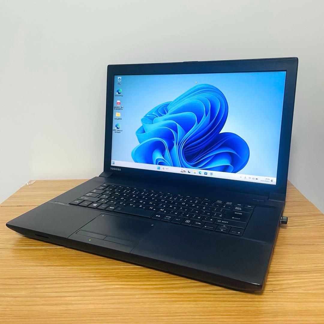 po SSD 東芝ブラックノートパソコンWindows11オフィスDVD
