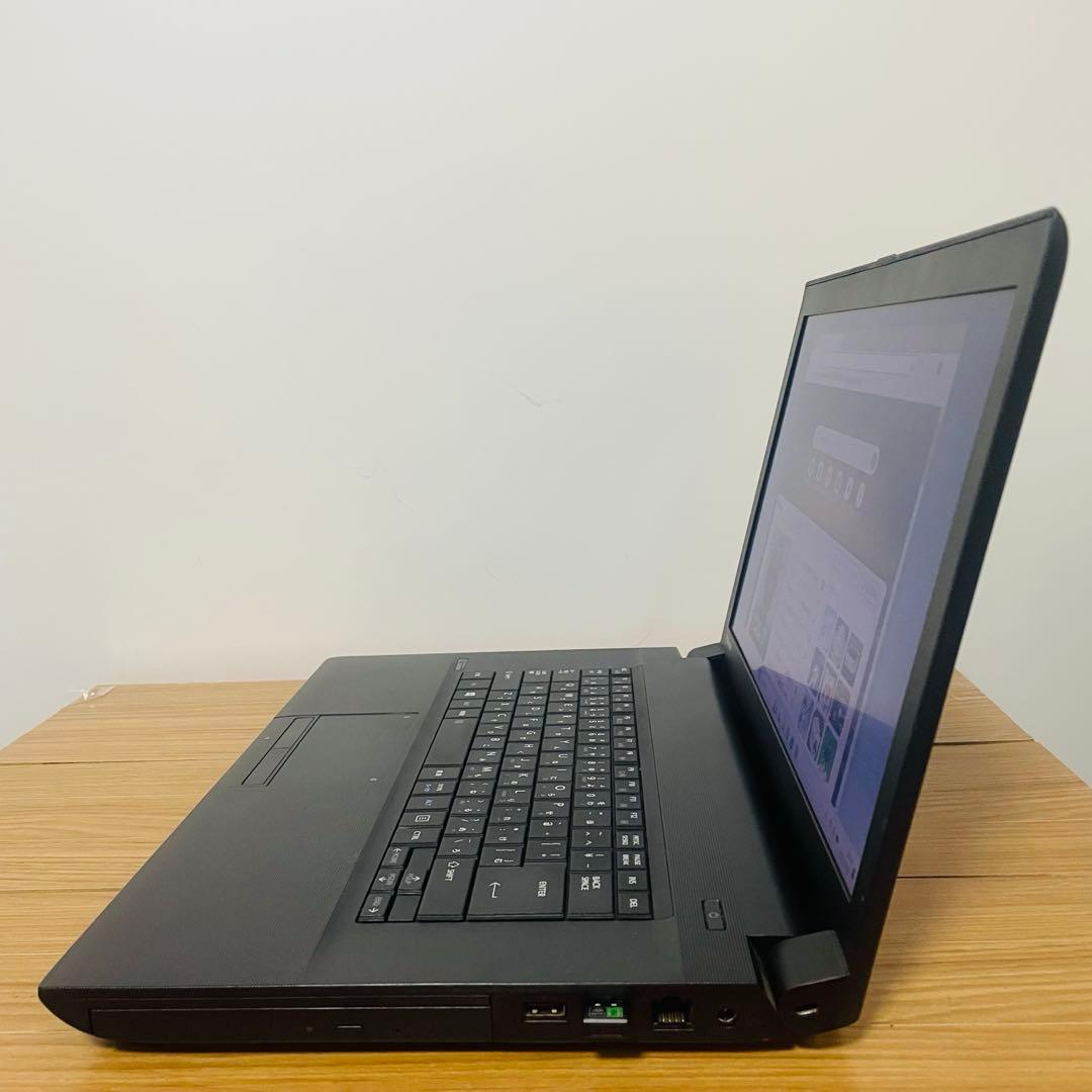 po SSD 東芝ブラックノートパソコンWindows11オフィスDVD