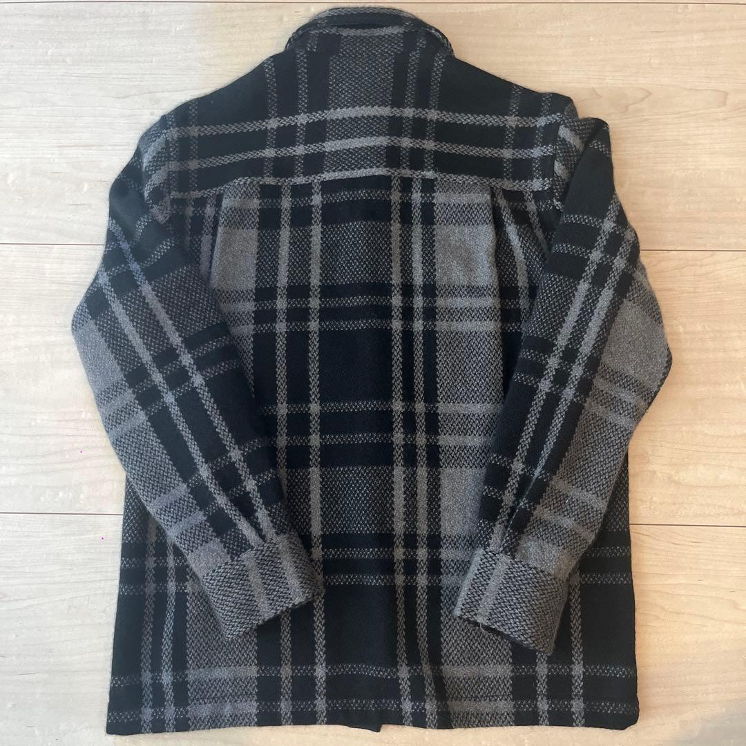 Ron Herman カシミヤ100% チェック柄シャツジャケット