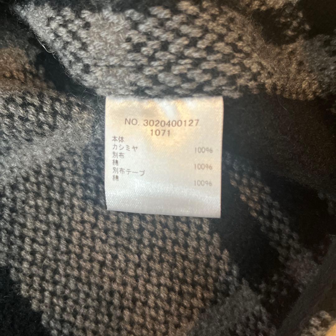 Ron Herman カシミヤ100% チェック柄シャツジャケット