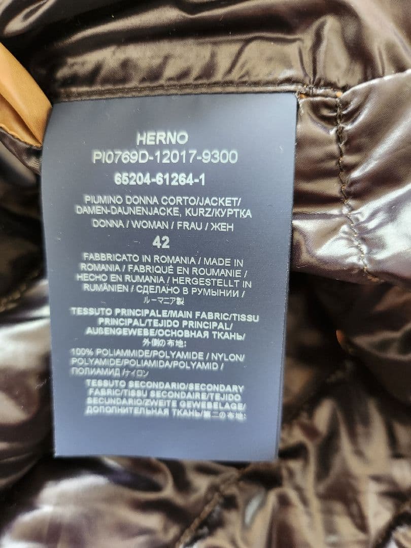 ☆*☆様 HERNO ヘルノ リバーシブル インナー ダウンジャケット セーター