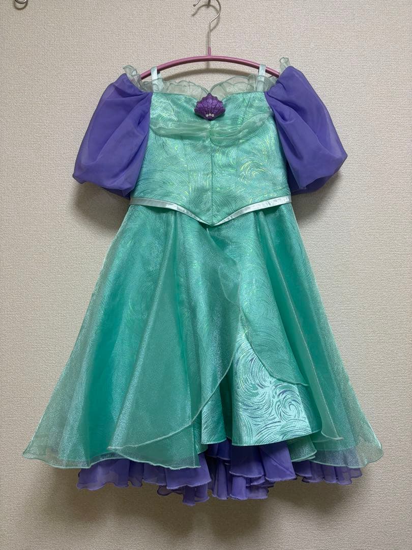 ディズニー アリエル　ドレス　ビビディバビディブティック　100