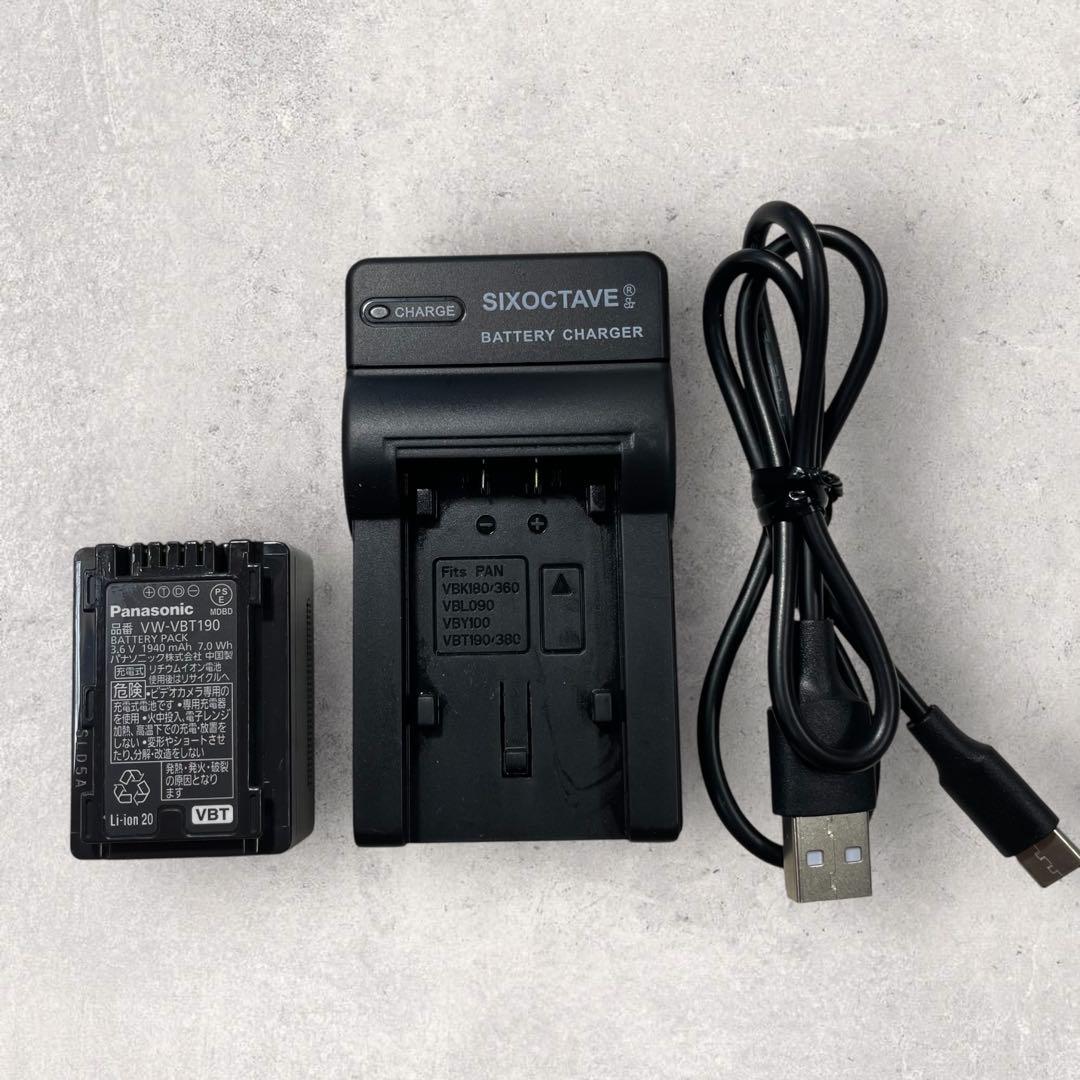 美品 Panasonic フルHDビデオカメラ【HC-V520M】パナソニック