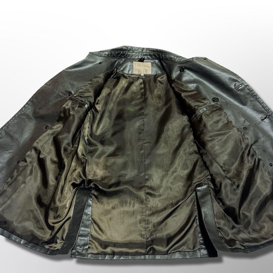 ジャケット・アウター 00s archive leather jacket gimmick