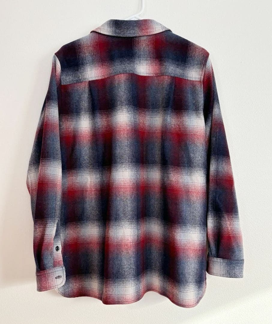 未着用 PENDLETON オンブレチェックシャツ 古着 XL 良カラー