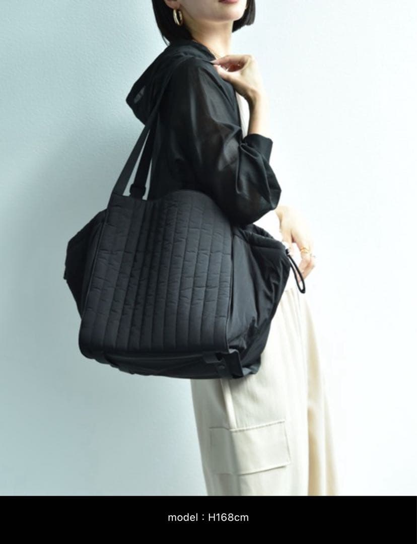 美品★SOLPRESA キルトバッグ「M 」マザーズバッグ