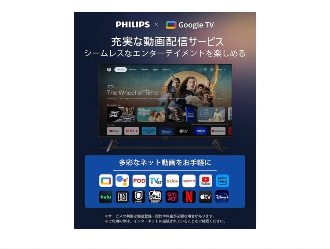 Philips(フィリップス) 32型 チューナーレステレビ