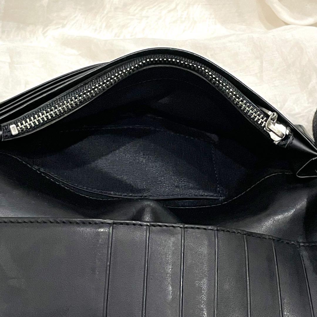 美品 JeanPaulGAULTTER 長財布 ブルードラゴン ロゴ型押し