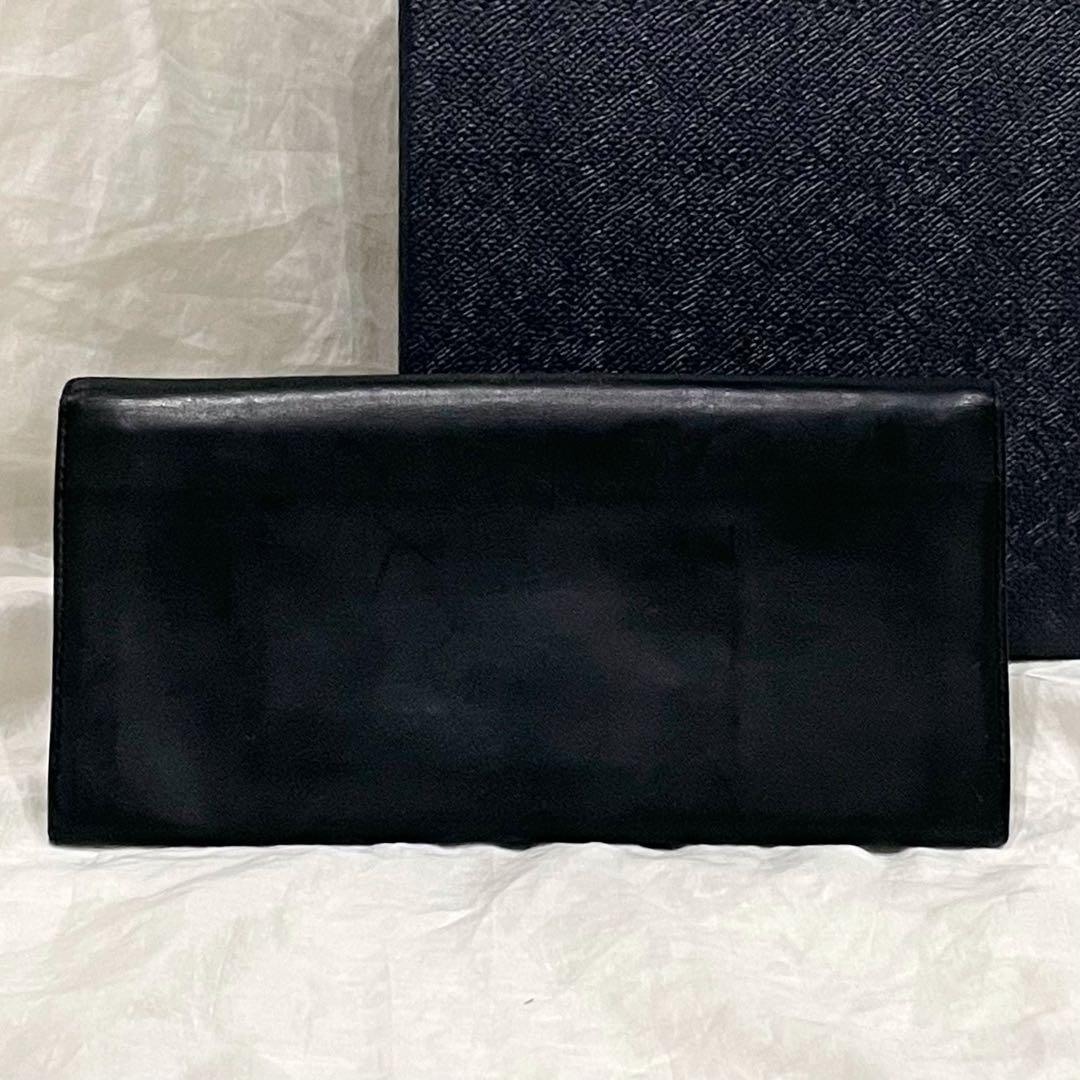 美品 JeanPaulGAULTTER 長財布 ブルードラゴン ロゴ型押し