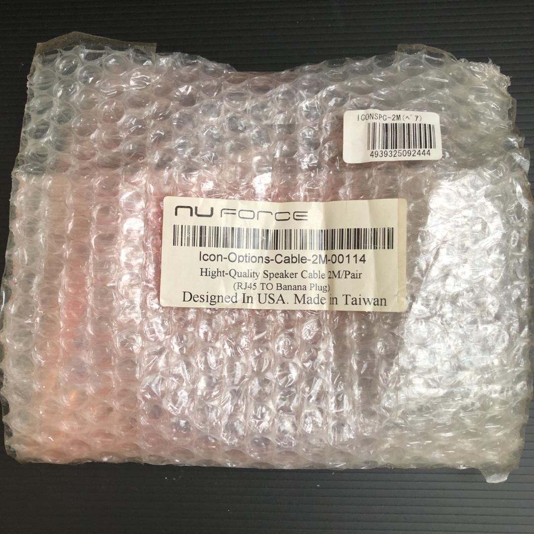 NuForce ニューフォース ケーブル ペア ICONSPC-2M