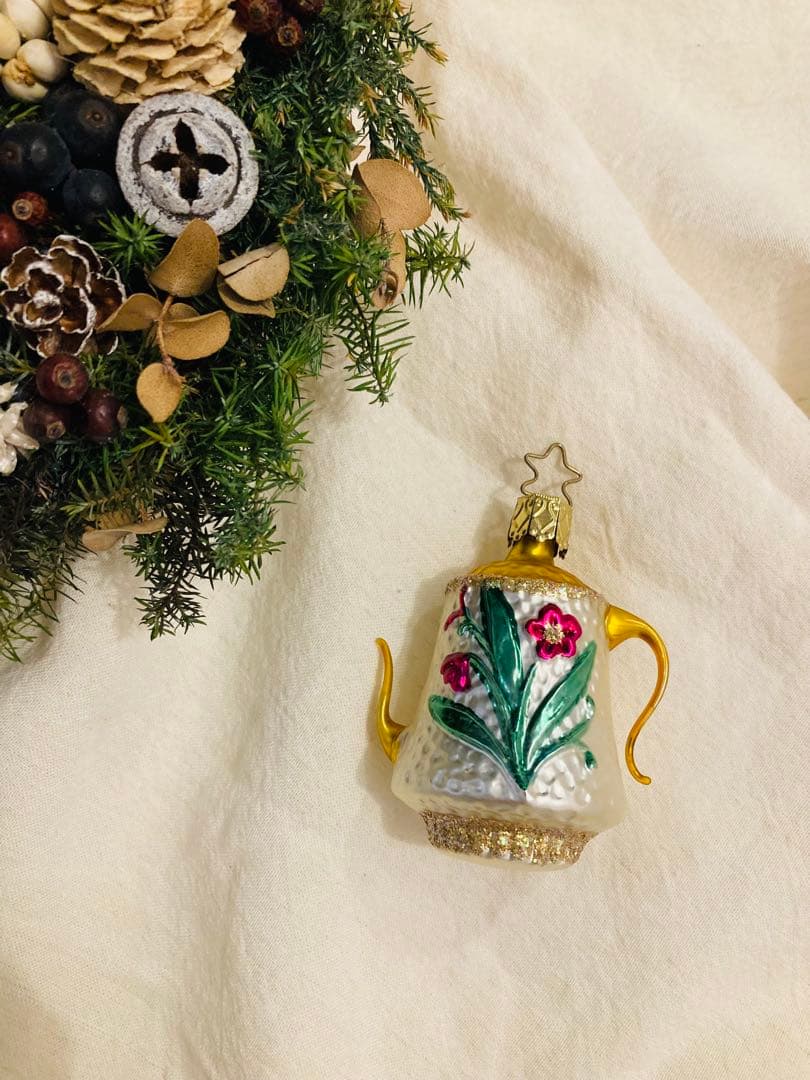 vintage German Inge glass クリスマスオーナメント　6個