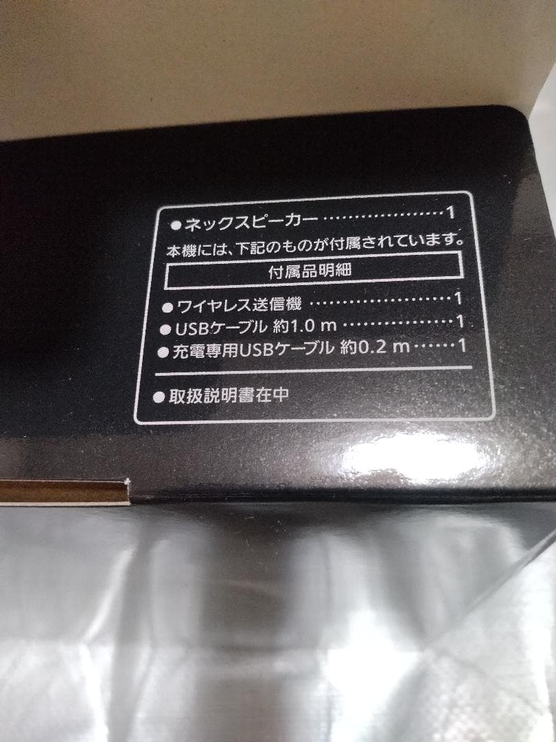 Panasonic SC-GNW10　ワイヤレスネックスピーカー