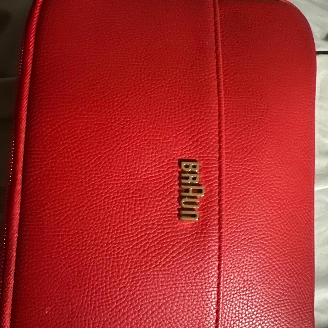 BRAUN 脱毛器 赤いケース付き