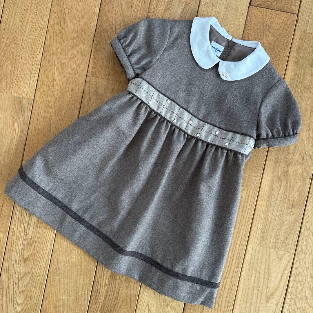 familiar ファミリア フォーマルワンピース 90cm アンサンブル