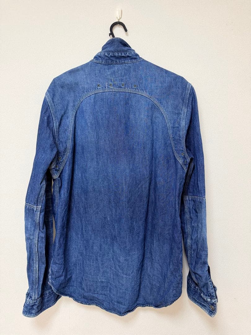 claud RRLダブルアールエル デニムシャツM ラルフローレン