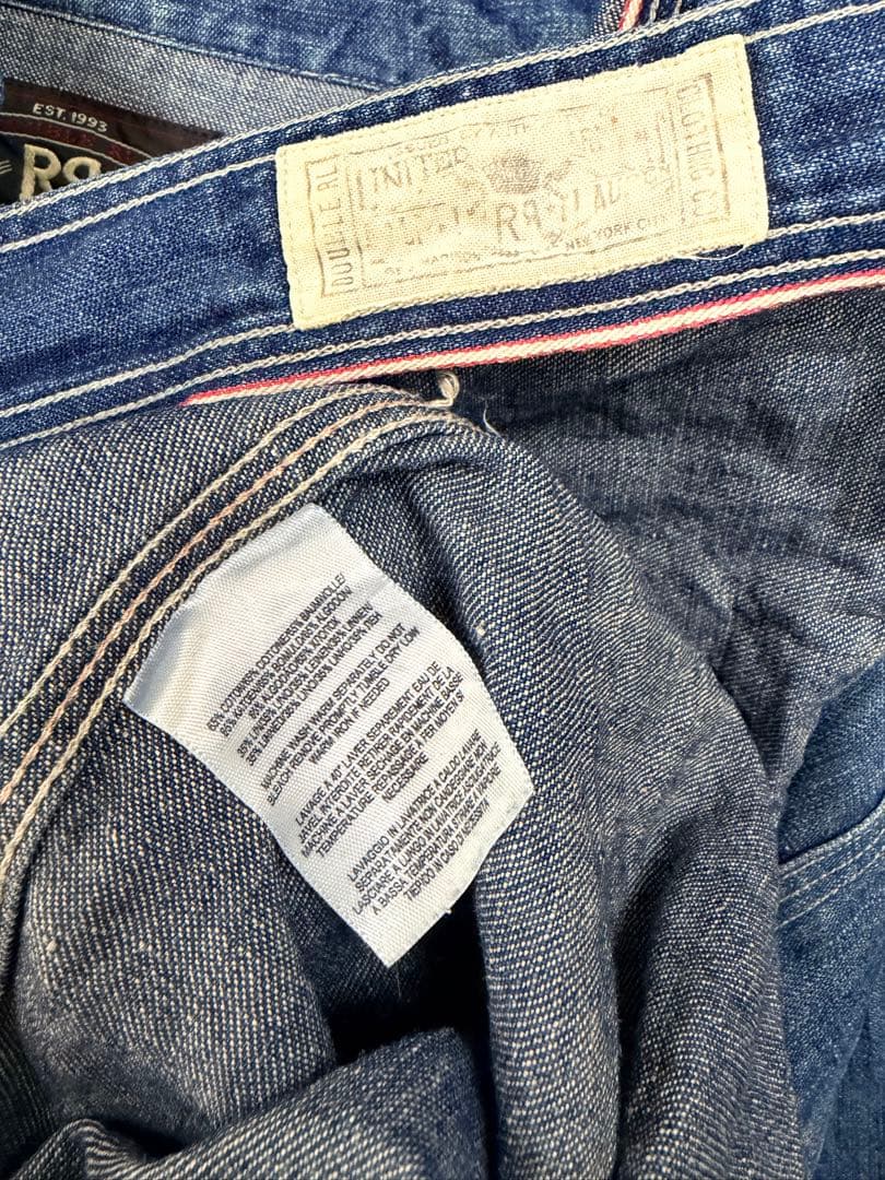 claud RRLダブルアールエル デニムシャツM ラルフローレン