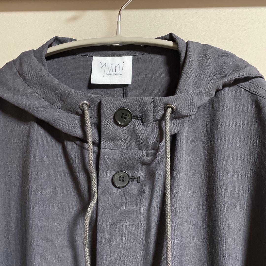 【yuni】 Pe washer hooded コート