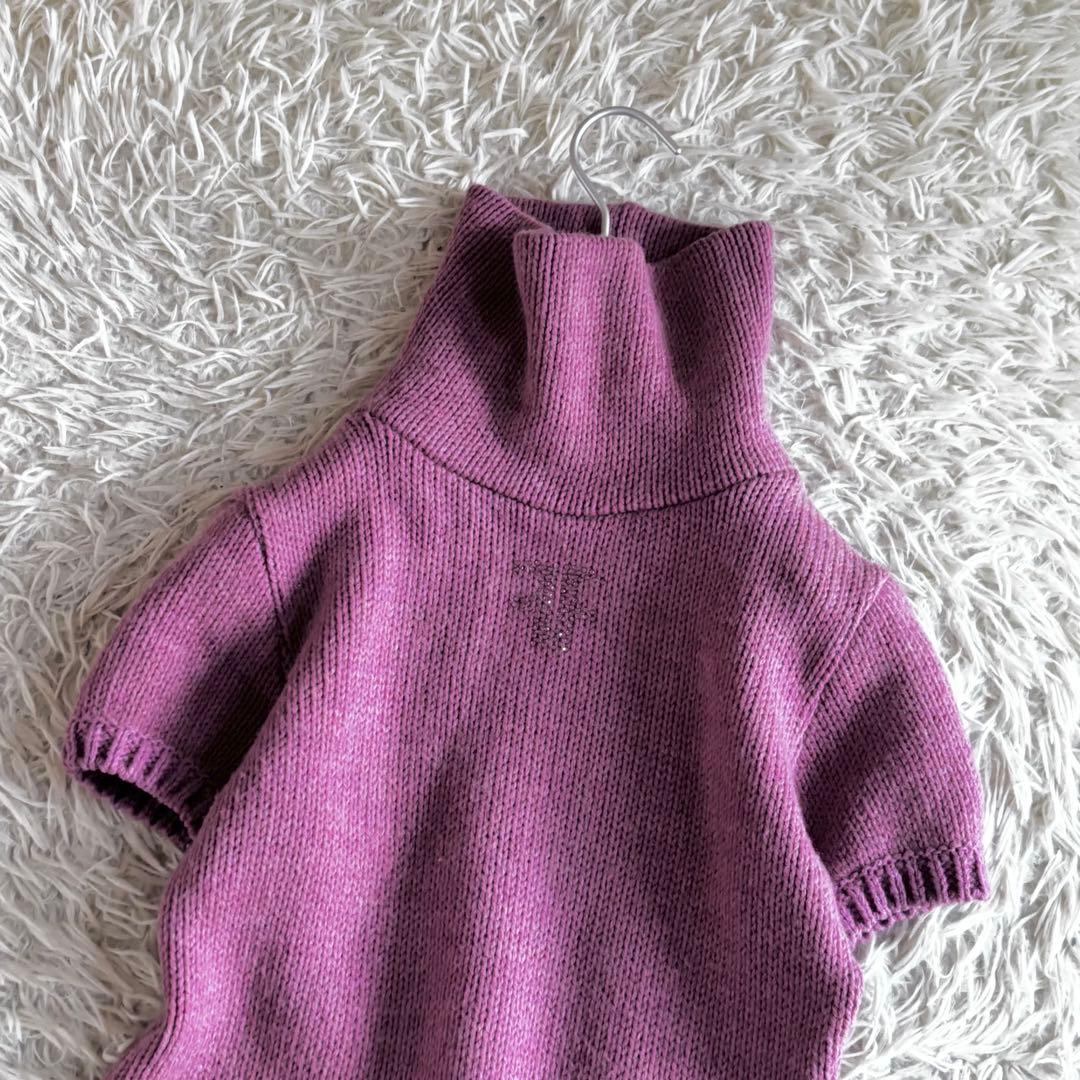 ヴィンテージ 当時物 フェンディ FENFI ラインストーン ハイネック ニット