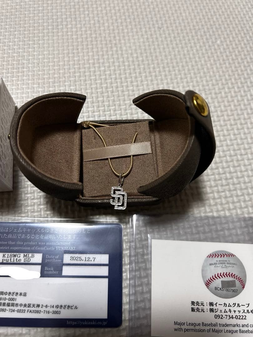 【限定格安特価！】未使用　ゆきざき プティチャームMLB サンディエゴパドレス