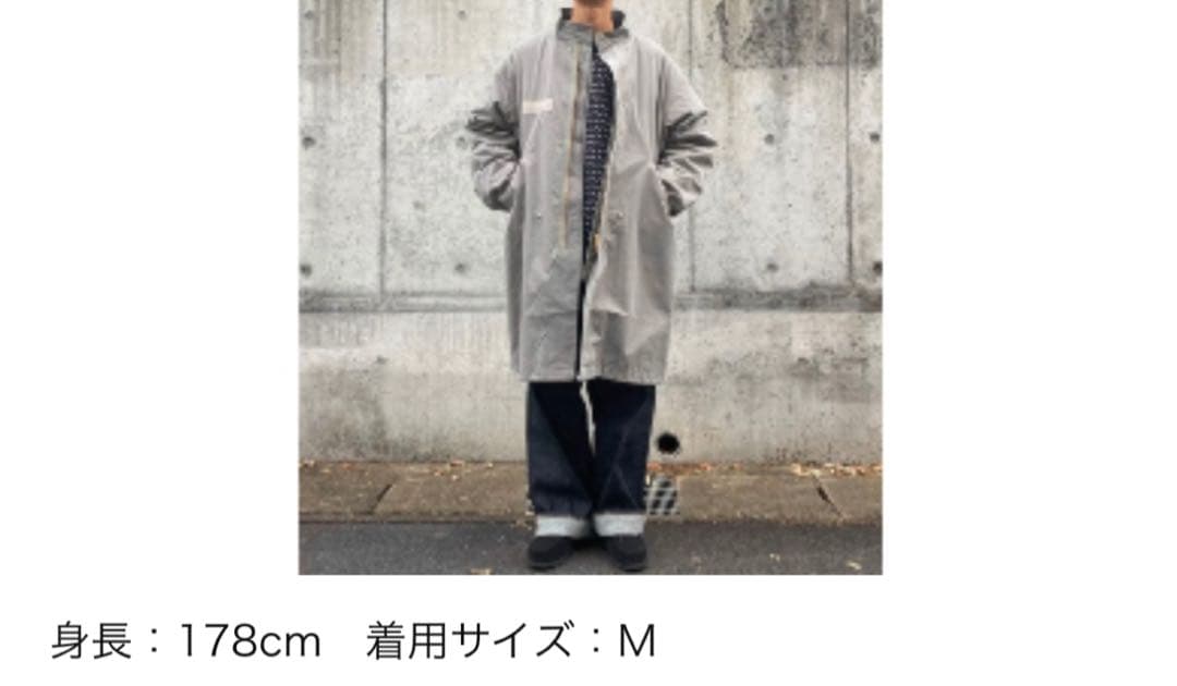 完売 サイズM ビームス モッズコート ダウン コート オーバーサイズ