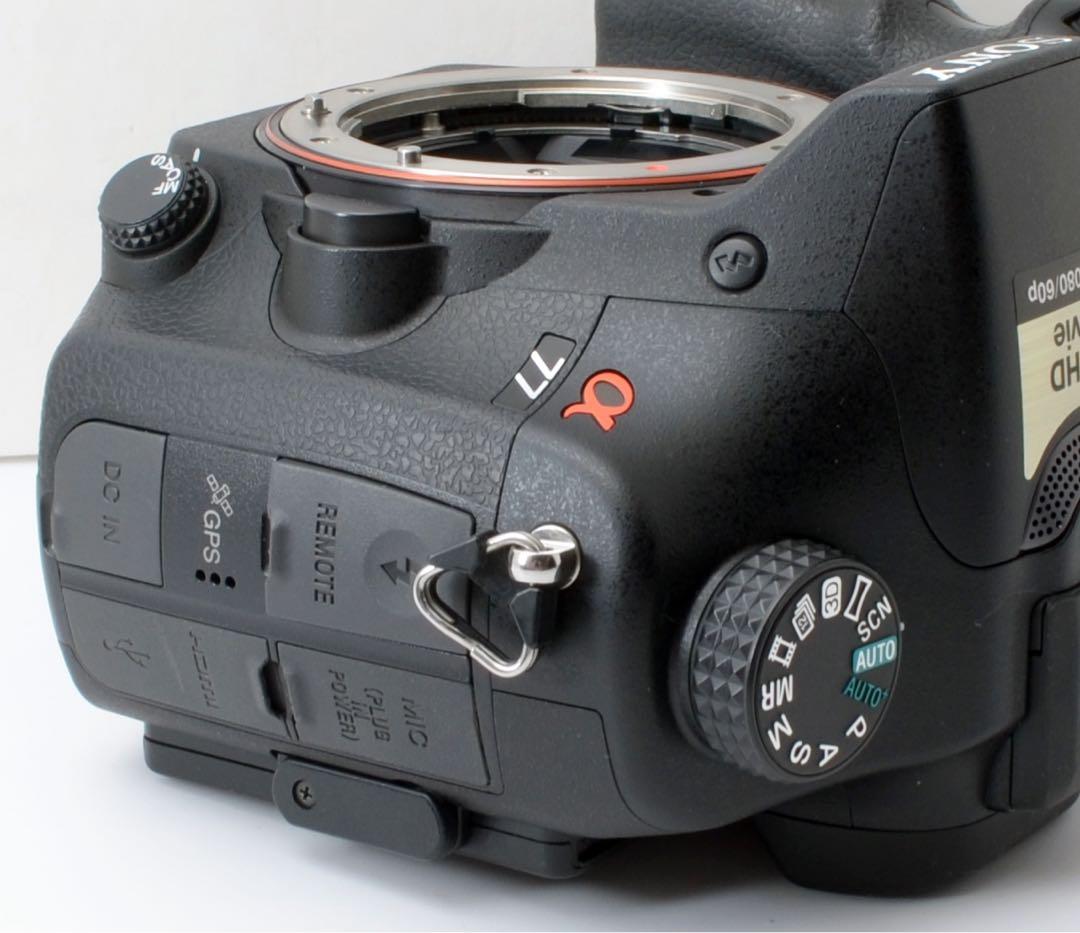 shellバック付き！SONY α77★S数約3000回★転送OK★Wレンズ付き