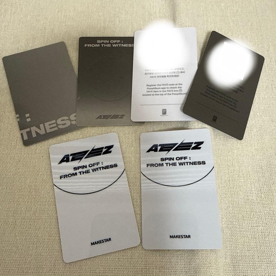 ATEEZ SPIN OFF:FROM THE WITNESS ウヨン トレカ