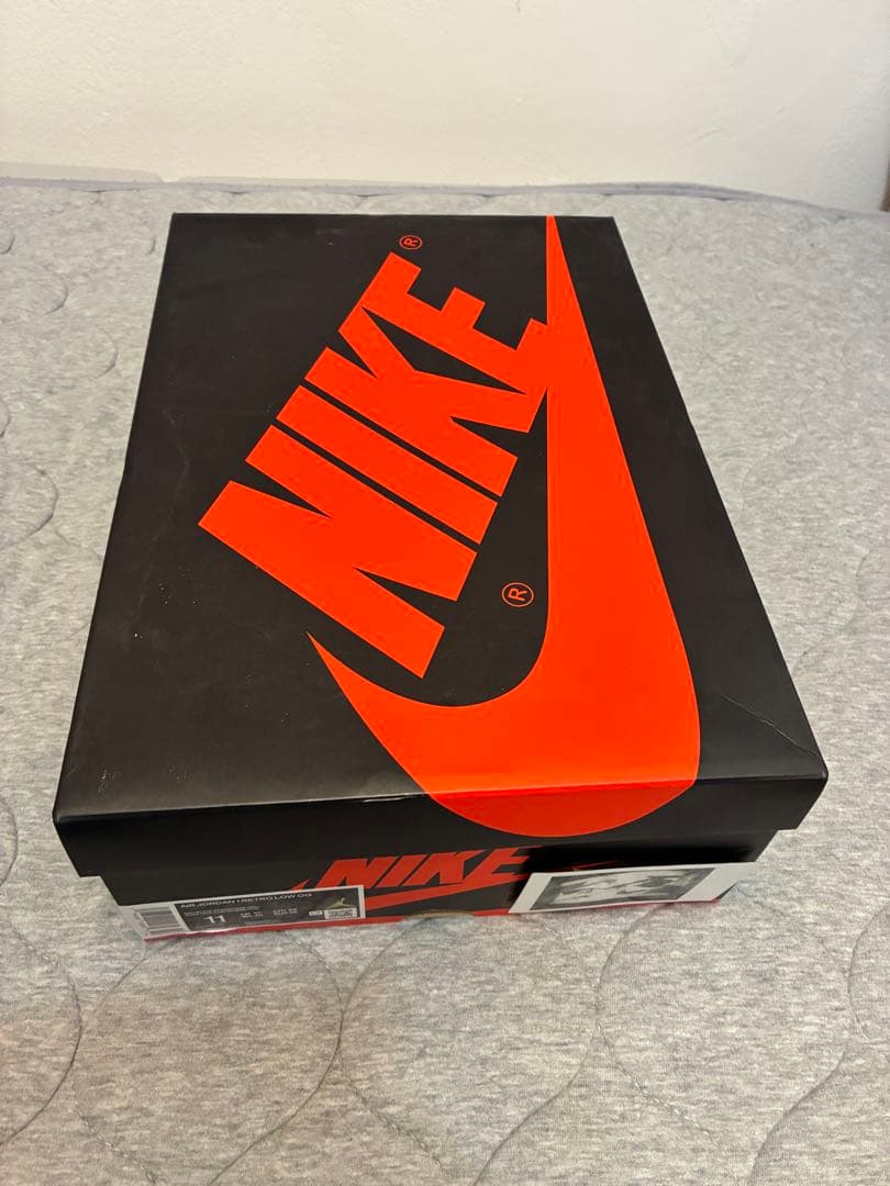 靴 Nike Air Jordan 1 Low OG Atmosphere Grey