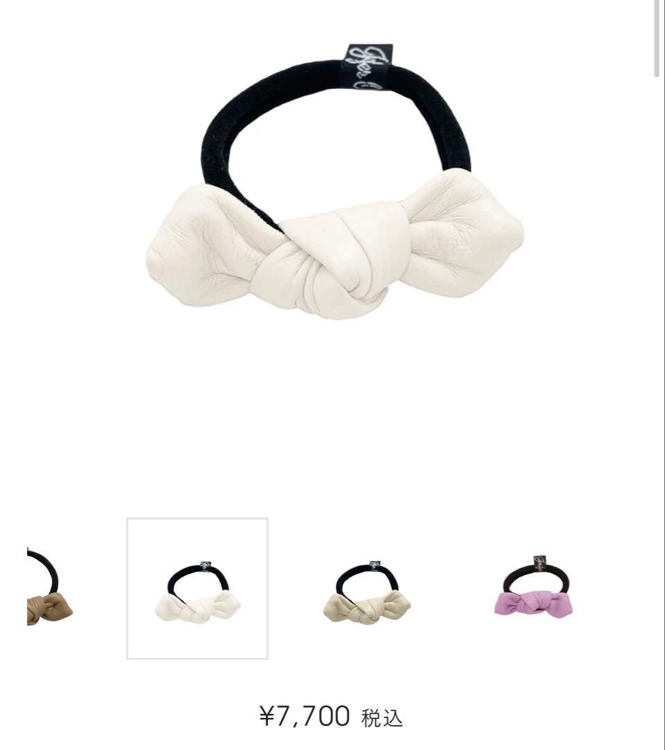 THE HAIR BAR TOKYO♡レザースモールノットポニー♡