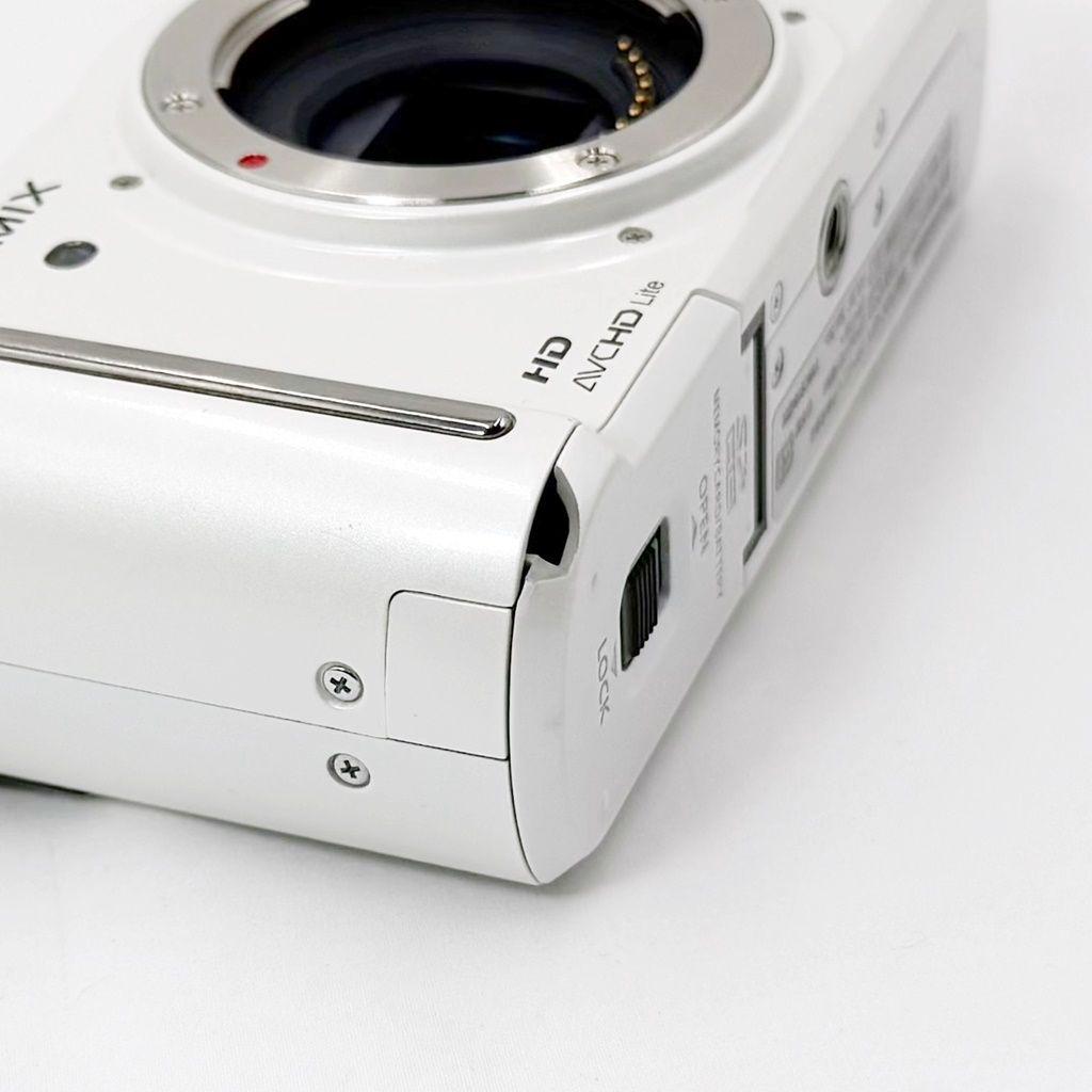 パナソニック DMC-GF1 ボディ シェルホワイト ミラーレス カメラ 中古