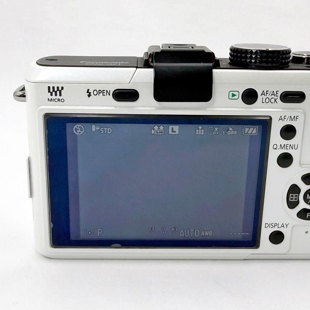 パナソニック DMC-GF1 ボディ シェルホワイト ミラーレス カメラ 中古