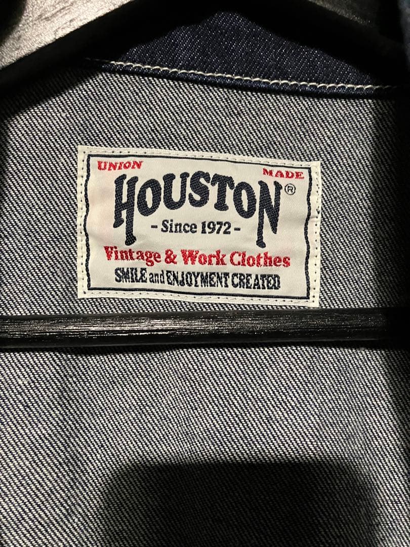 HOUSTON ヒューストン デニム オールインワン つなぎ Mサイズ！